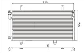 رادیاتور کولر کمری 2007 